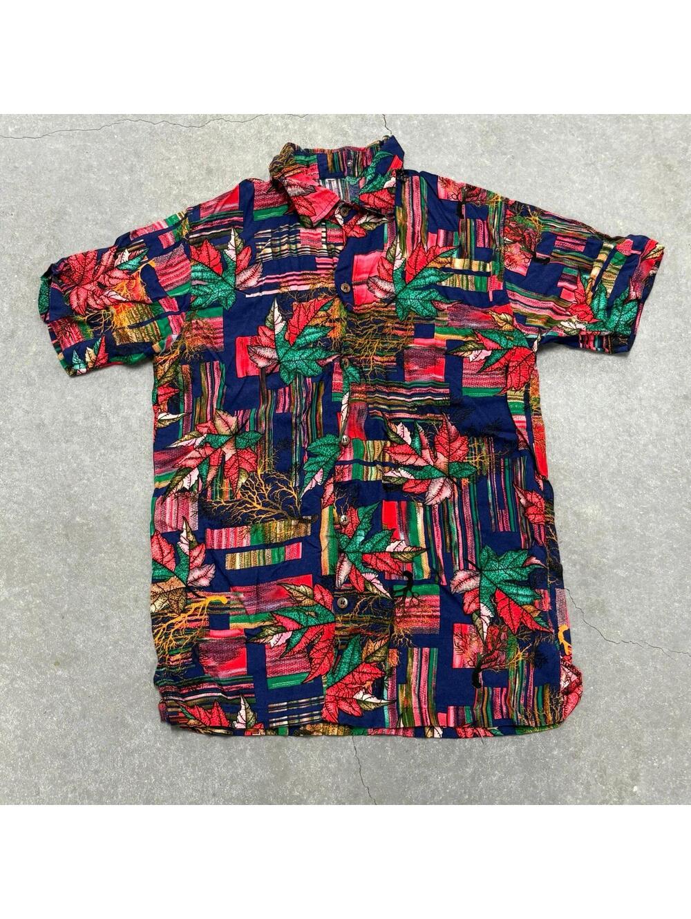 Colorful Floral Button Up Shirt